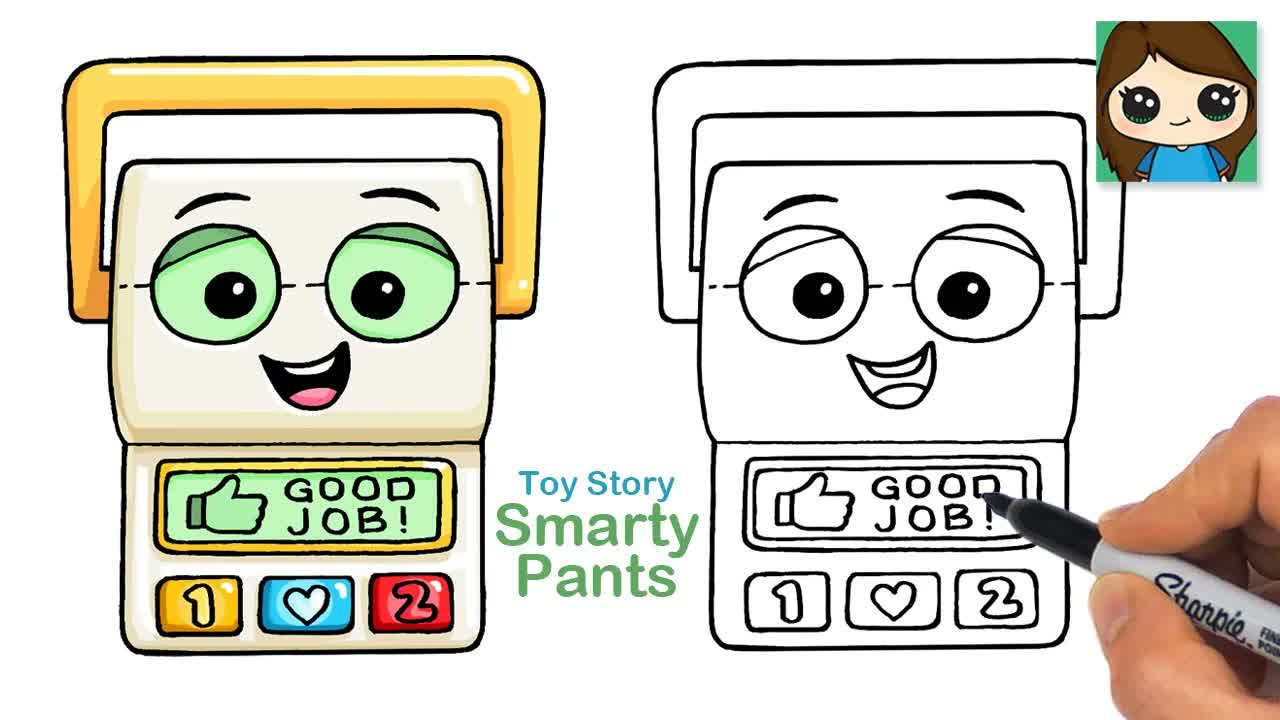 How to Draw Smarty Pants | Toy Story | Disney Pixar Character Art
