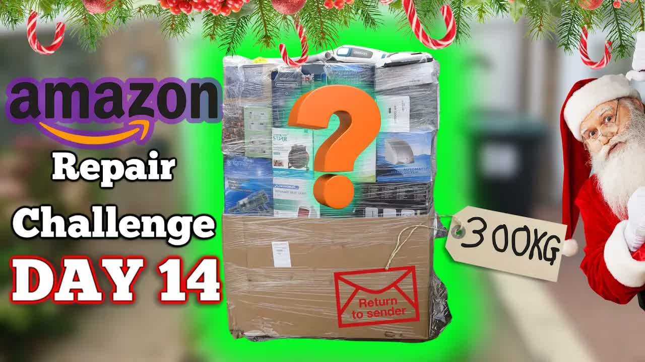 FIXING AMAZON RETURNS PALLET | DAY 14 | 2025 ADVENT Challenge