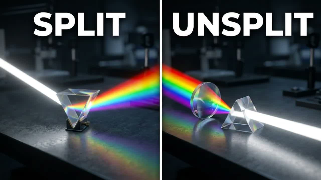 Can You Turn a Rainbow Back into White Light?