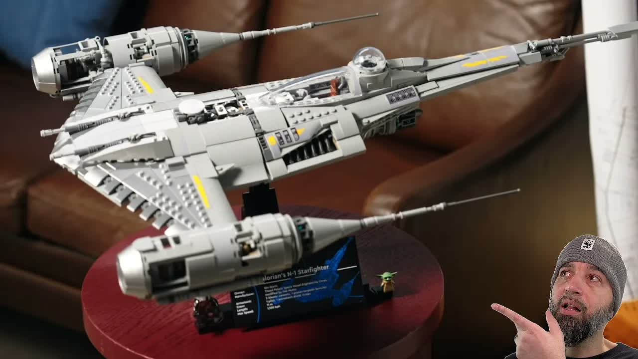 LEGO Star Wars UCS Mandolorian's N-1 Starfighter & Darksaber reveal & thoughts! #NotSponsored 75442