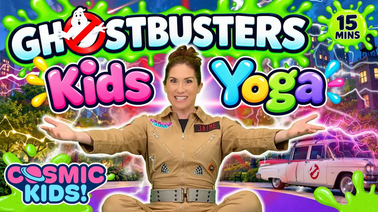 Ghostbusters Kids Yoga Adventure 👻 | Yoga for Kids | Cosmic Kids