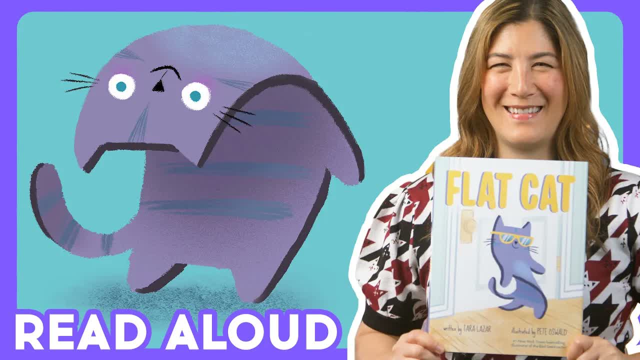😸 FLAT CAT - Read Aloud with Ms. Linda | Brightly Storytime