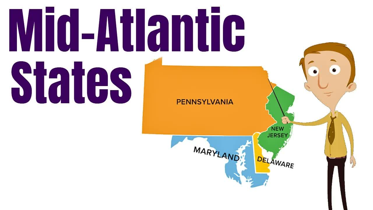 Learn the U.S. States: The Mid-Atlantic Region