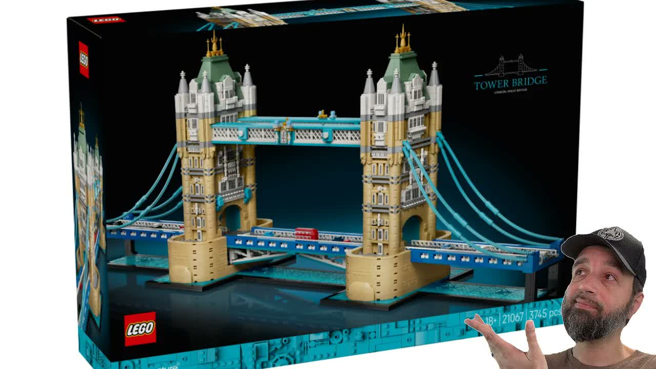 New LEGO Architecture Tower Bridge officially revealed! 3745 pcs, lots of prints #NotSponsored 21067