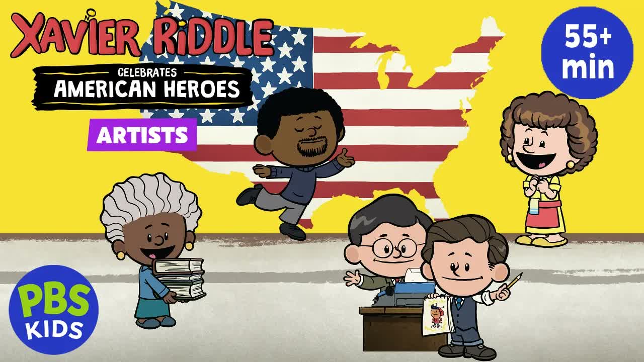 🎨 Xavier Riddle Celebrates American Heroes: ARTISTS 🧑‍🎨 55+ MIN Special! ✍️ | PBS KIDS