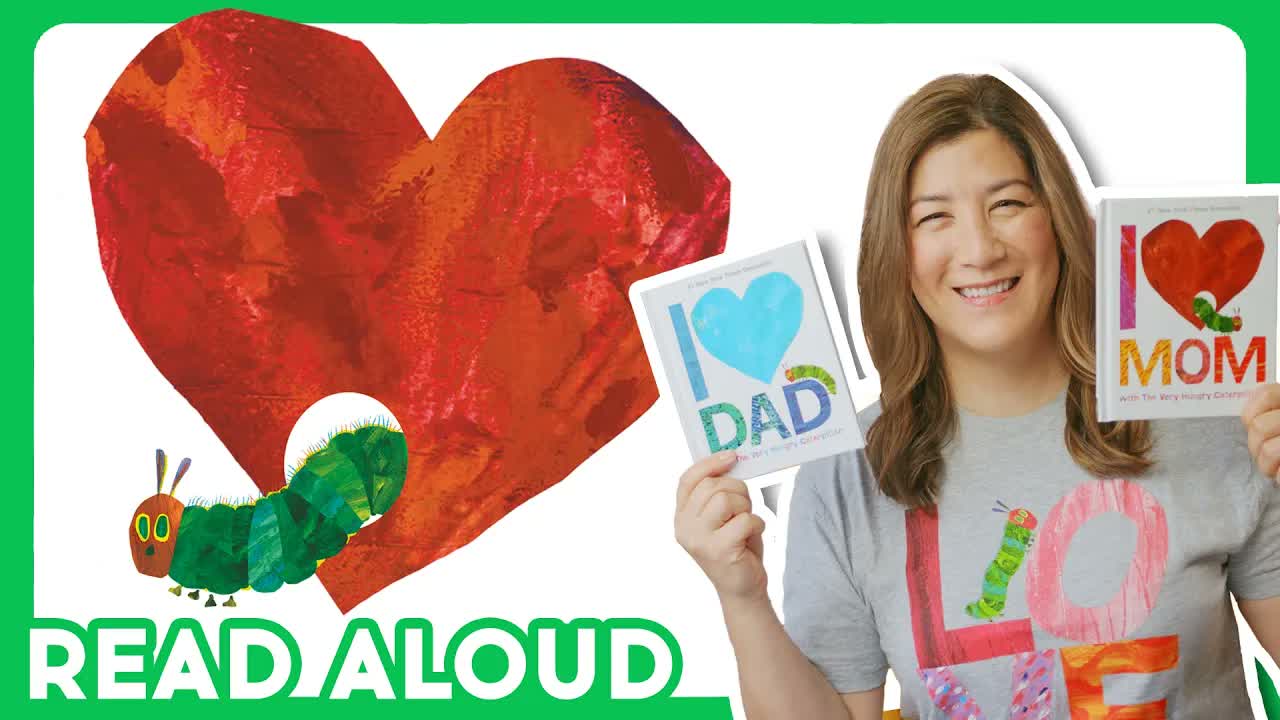 🐛🩷 I LOVE MOM & I LOVE DAD WITH THE VERY HUNGRY CATERPILLAR - Read Aloud | Brightly Storytime