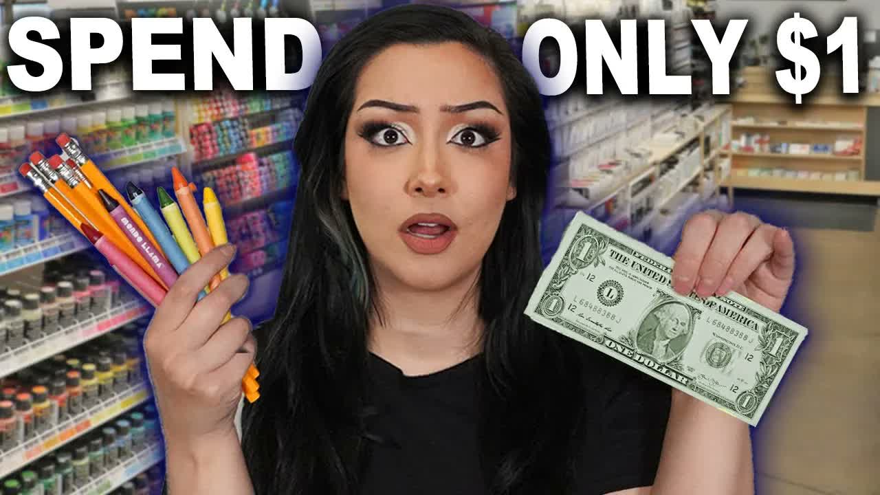 I Tried The $1 TOTAL Art Challenge...