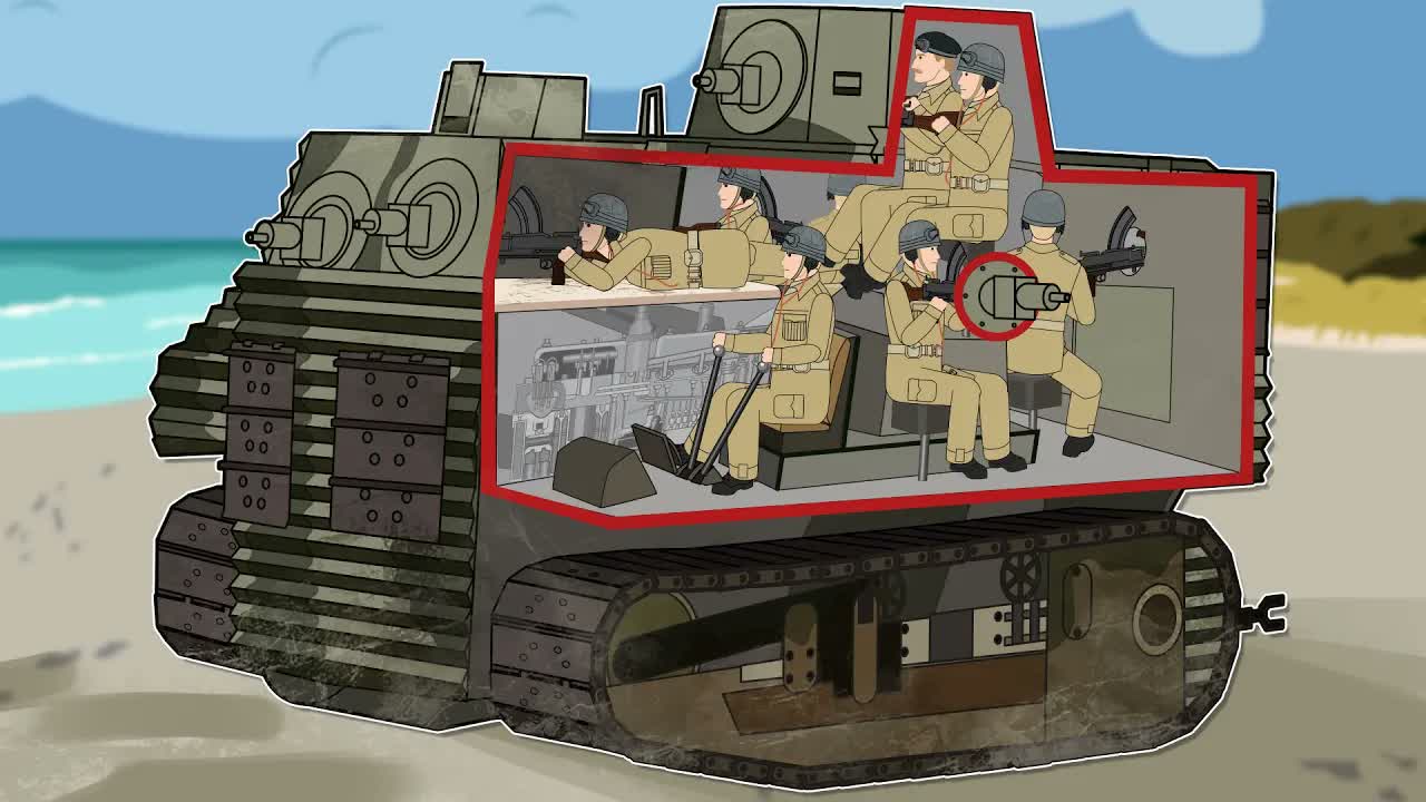 Life inside a Bob Semple Tank Cross Section