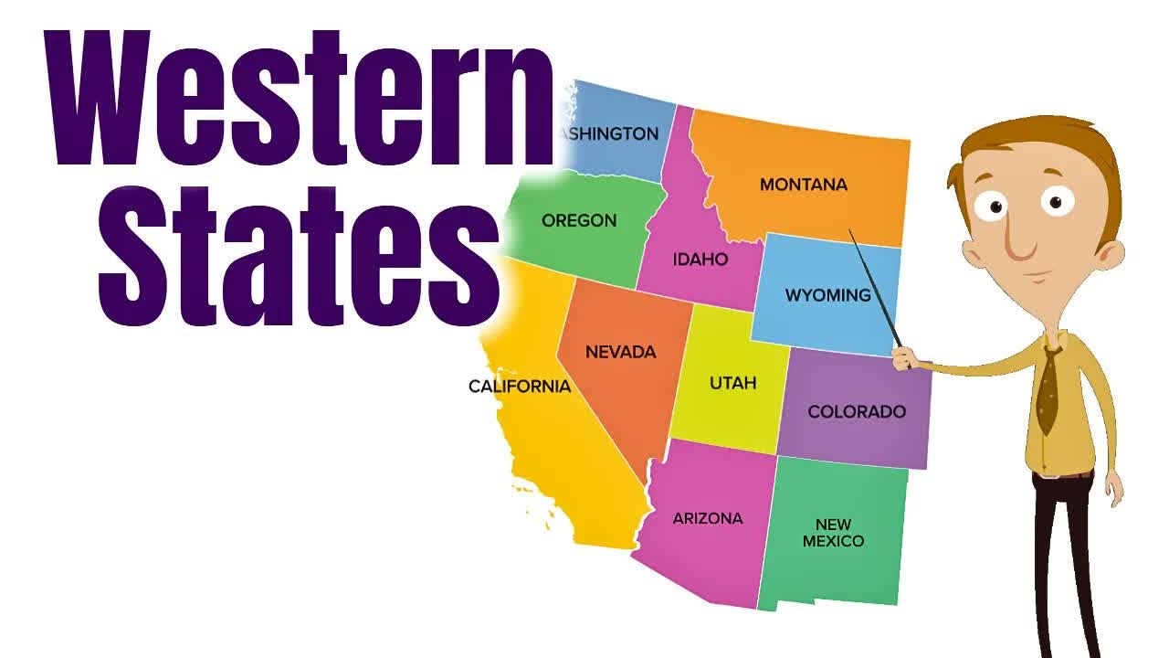 Learn the U.S. States: The West Region