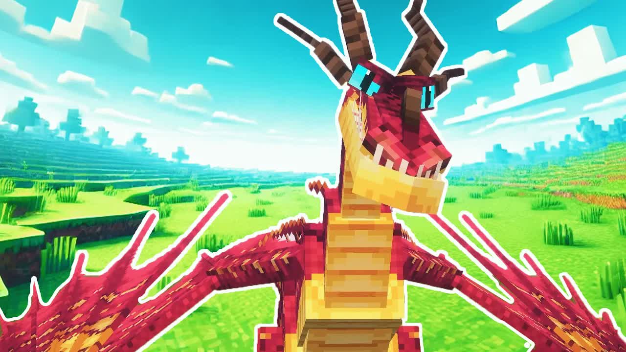 Flying our FIRST DRAGON! - Minecraft Dragons