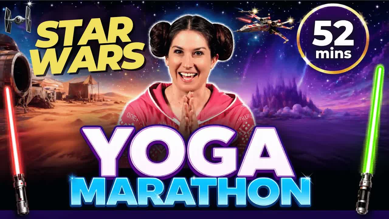 Star Wars Yoga Marathon 🌟 | Cosmic Kids Yoga