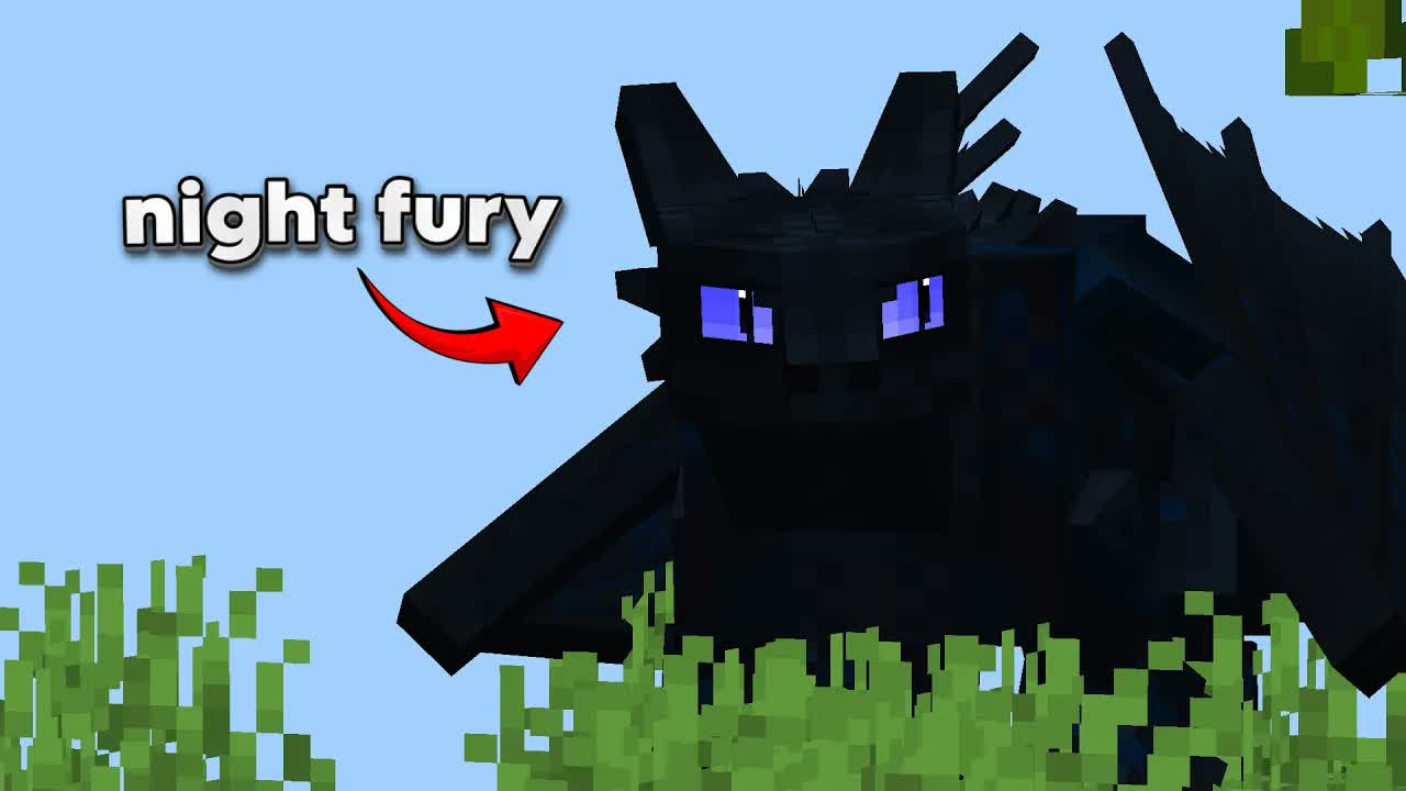It's up to us to SAVE this NIGHT FURY DRAGON - Minecraft Dragons