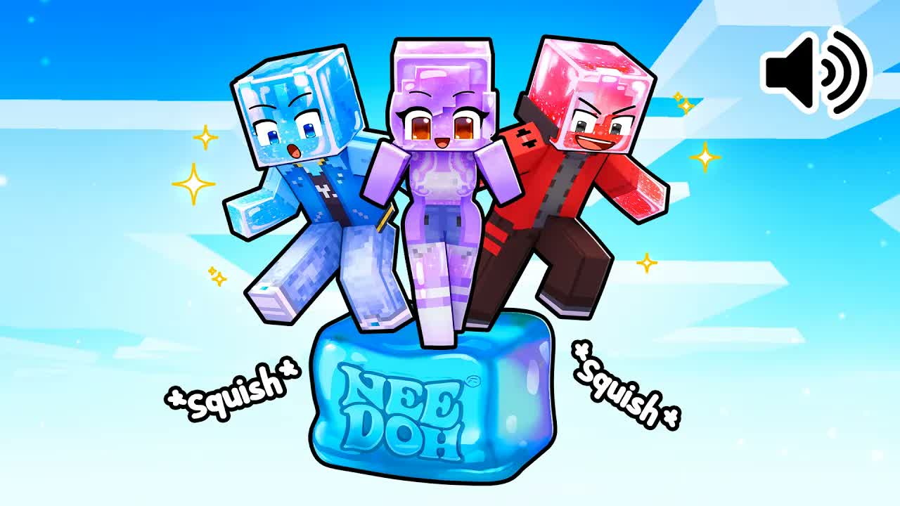 7 FRIENDS on a SQUISHY Block! (ASMR)