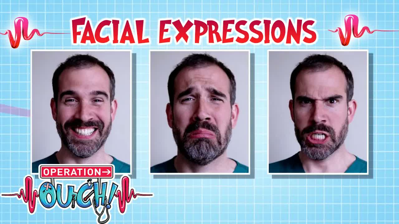 Your Different Facial Expressions! | Science for Kids | @OperationOuch