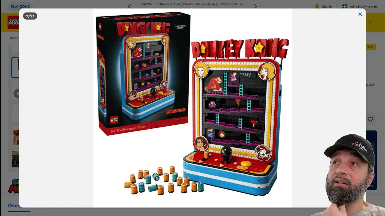 LEGO Donkey Kong Arcade revealed! Nice display, minimal play, nonsensical price #NotAd