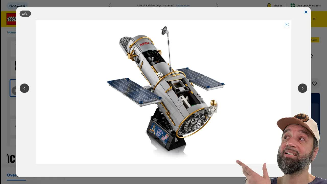 New LEGO Icons Hubble Space Telescope is big for the price! #NotSponsored 11382