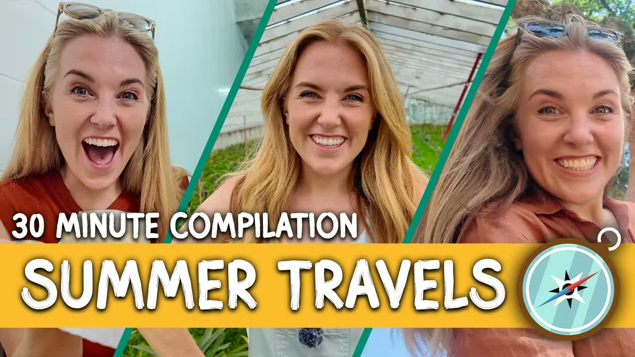Summer Adventures with Maddie | Pineapples, Cork Trees and Goats Cheese! | Compilation for Kids