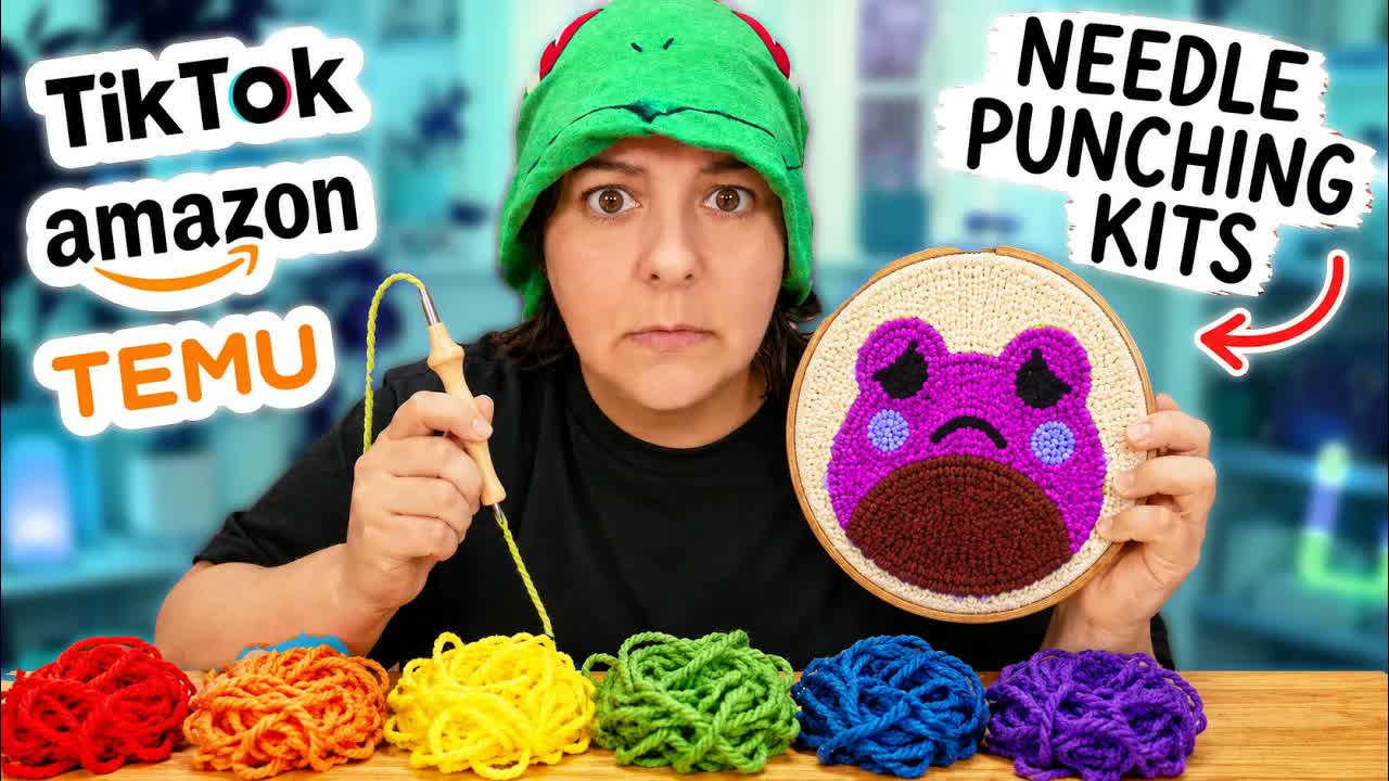 I Bought 3 Needle Punching Kits From 3 Viral Shops Which Is BEST?