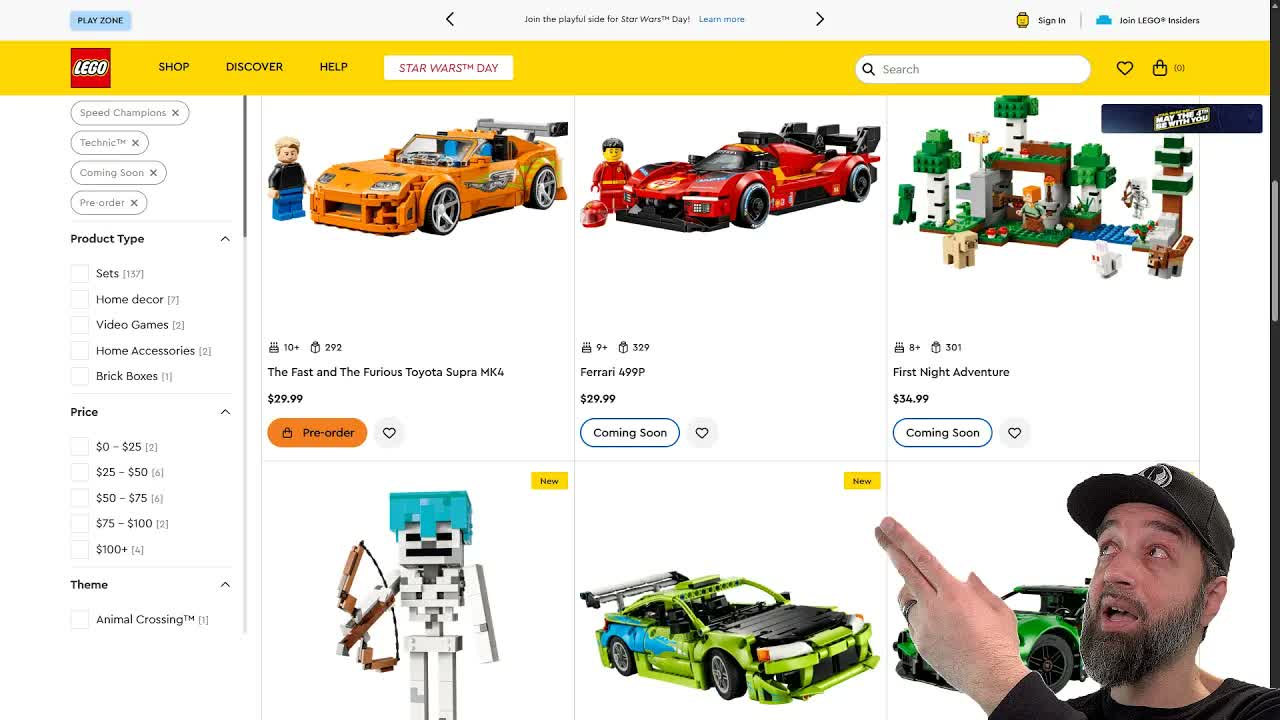 LEGO May 2 reveals pt. 3! More Technic, Speed Champions, Minecraft -- Brian's Supra, Unimog, Village