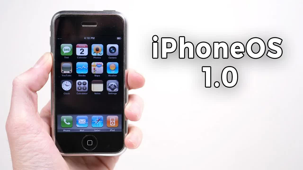 Installing IOS 1.0 On The First iPhone - Doesn't Have An App Store