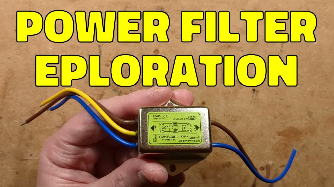 Inside a metal power filter