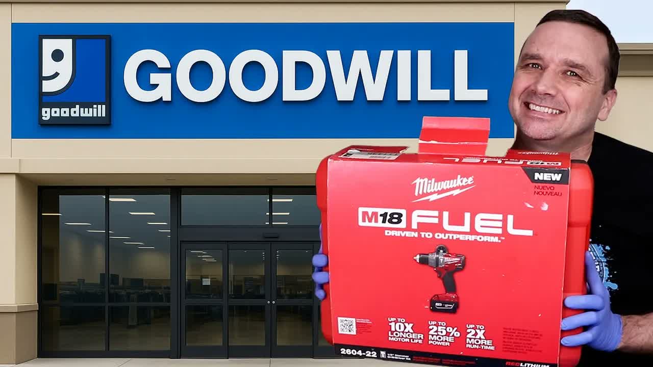 I Bought a BROKEN Milwaukee Drill From Goodwill - Can I Fix It?