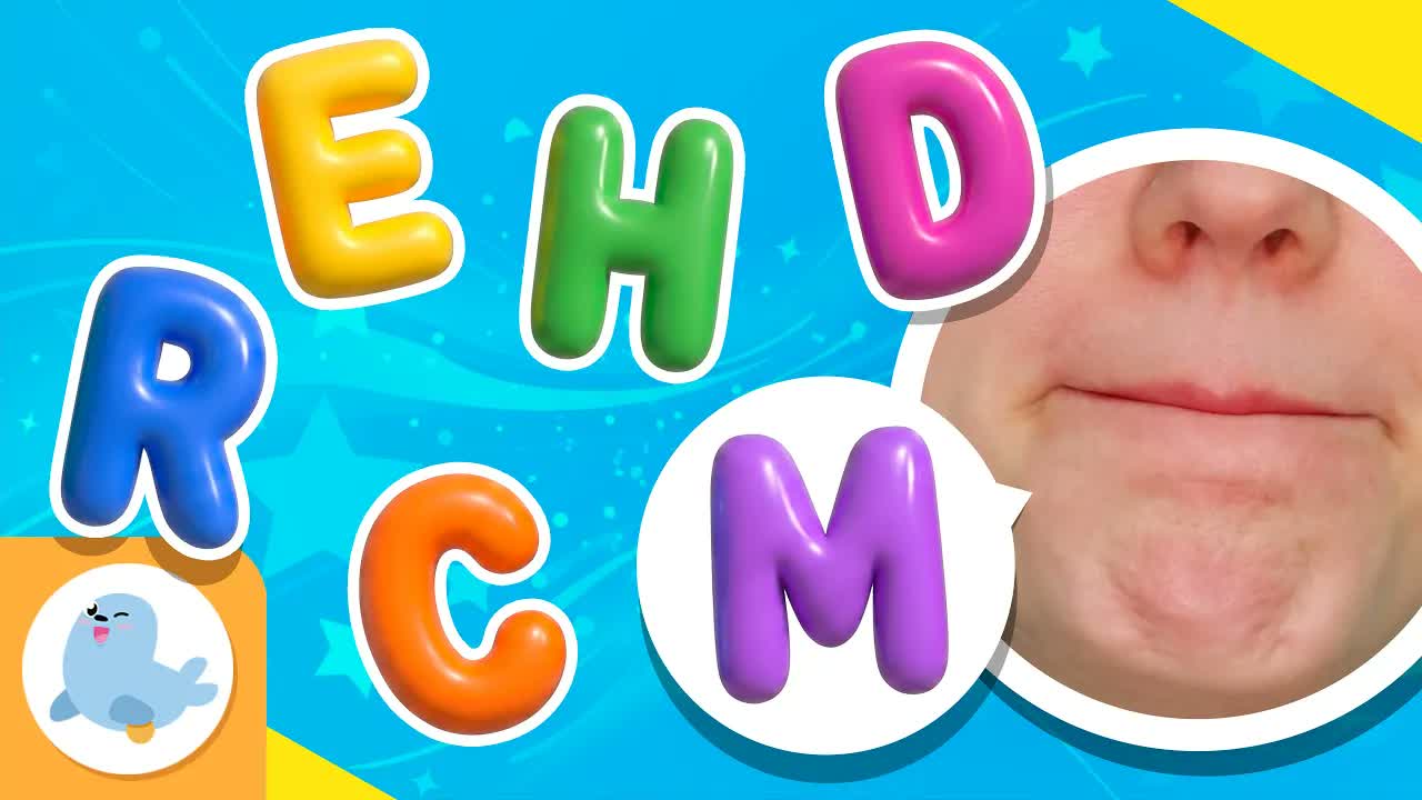 C E H R M D Phonics for Kids 🦭 Group 2🗣️🔤 English Phonics