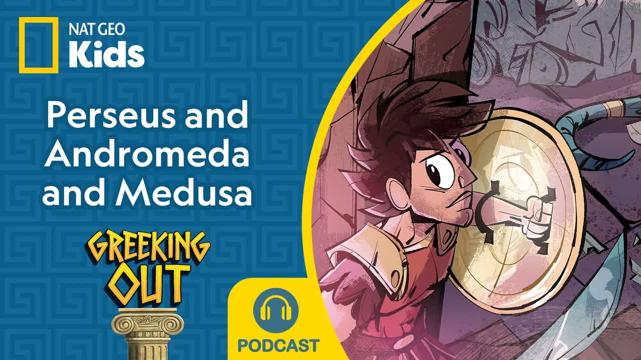 How to Defeat a Monster ft. Perseus & Pegasus | Greeking Out Podcast | S4 E4 FULL EP | Nat Geo Kids