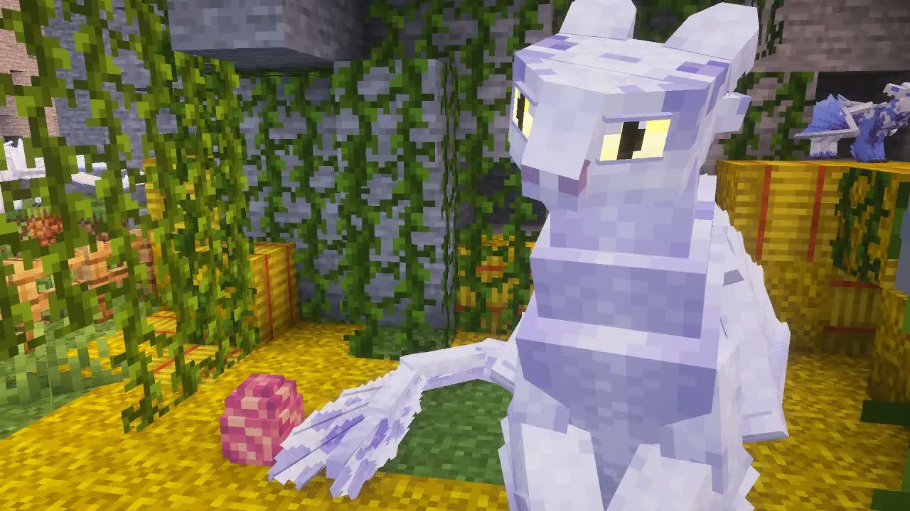 We Found a LIGHT FURY Nest! - Minecraft Dragons