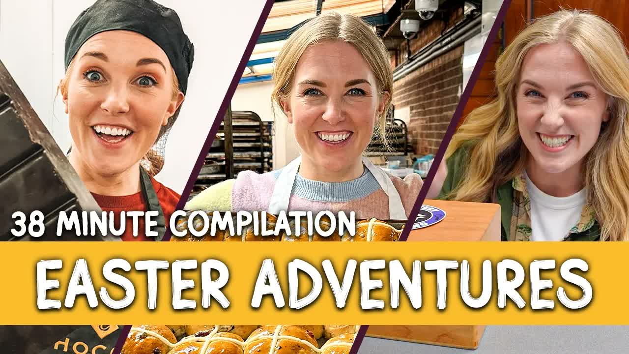 Easter Compilation for Kids! Chocolate Eggs, Hot Cross Buns and an Easter Unboxing!