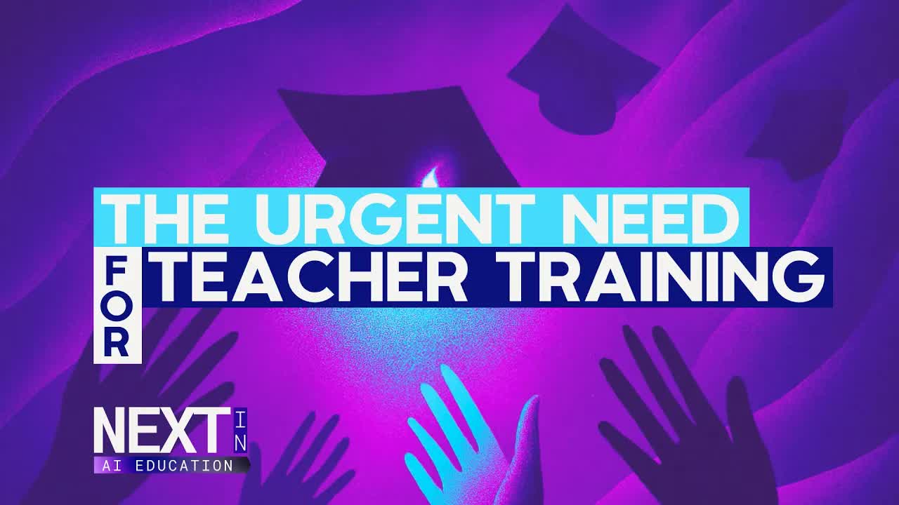 Next in AI Education: The Urgent Need for Teacher Training