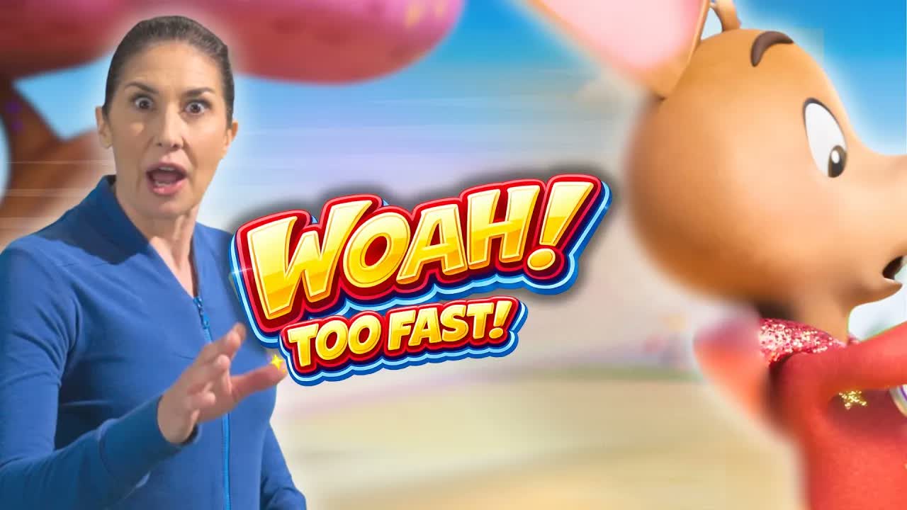 Jaime’s Yoga Adventures | WOAH! Too Fast! 🐭 Slow Down with Max