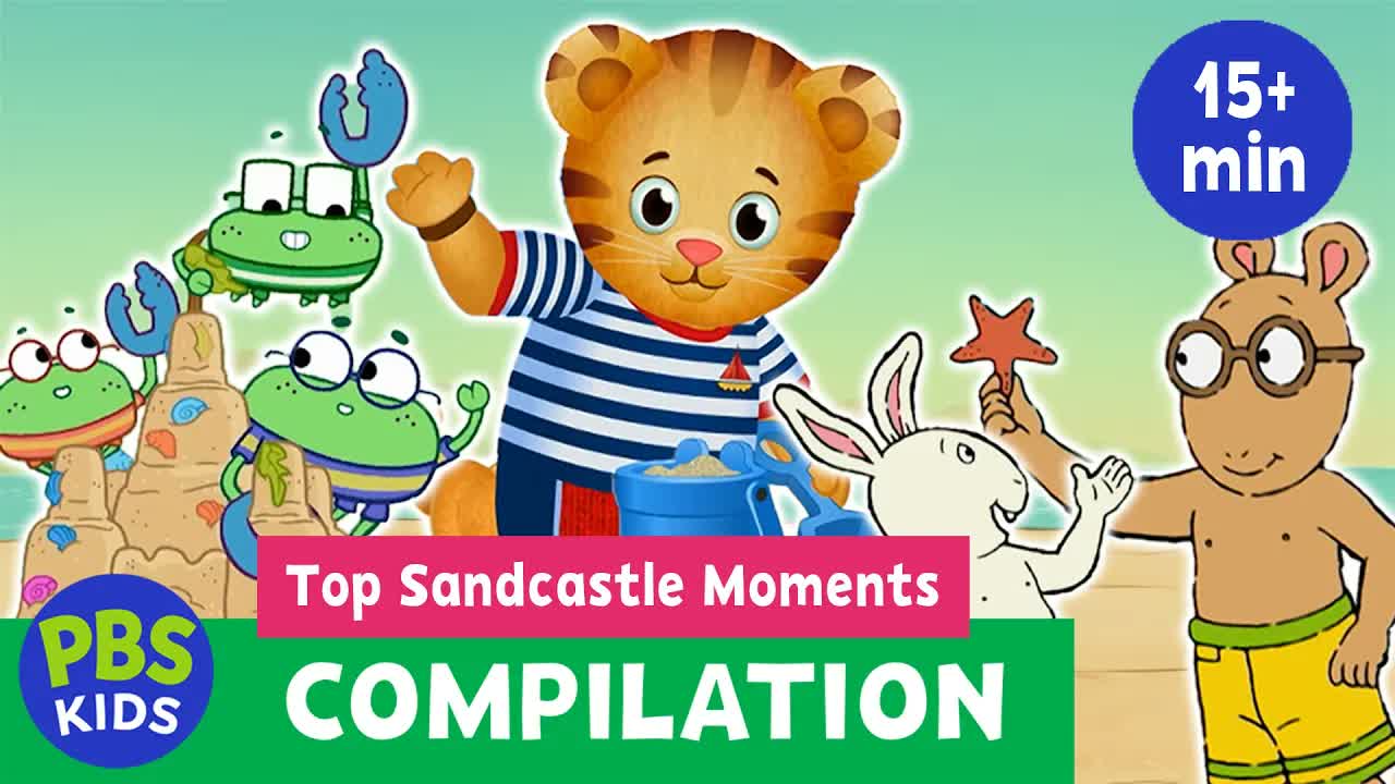 🏖️ Top Sandcastle Moments COMPILATION! 🏰 | Summer Fun with Daniel Tiger, Arthur & More! | PBS KIDS