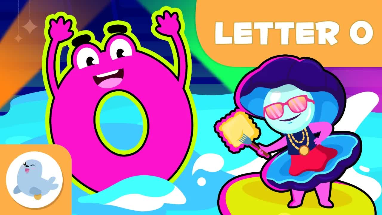 Letter O 🐚🎵 The New Smile and Learn ABCs