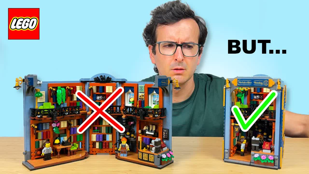 LEGO Bookstore Book Nook (REVIEW)