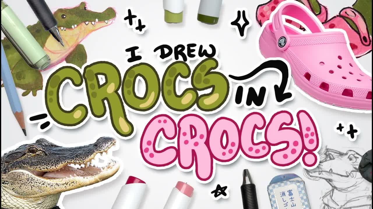 CROCODILES wearing CROCS!? | Following a Random Inspiration