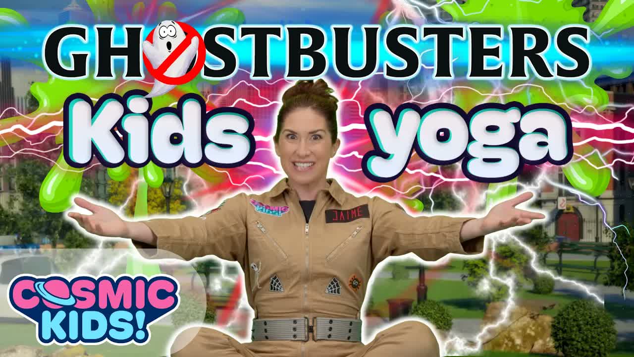 Ghostbusters Halloween Kids Yoga! | Cosmic Kids (App Preview)