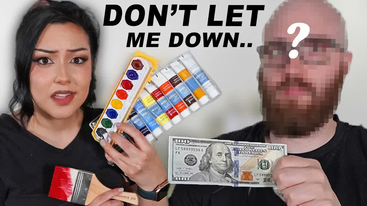 I Let My Husband Pick My Art Supplies...