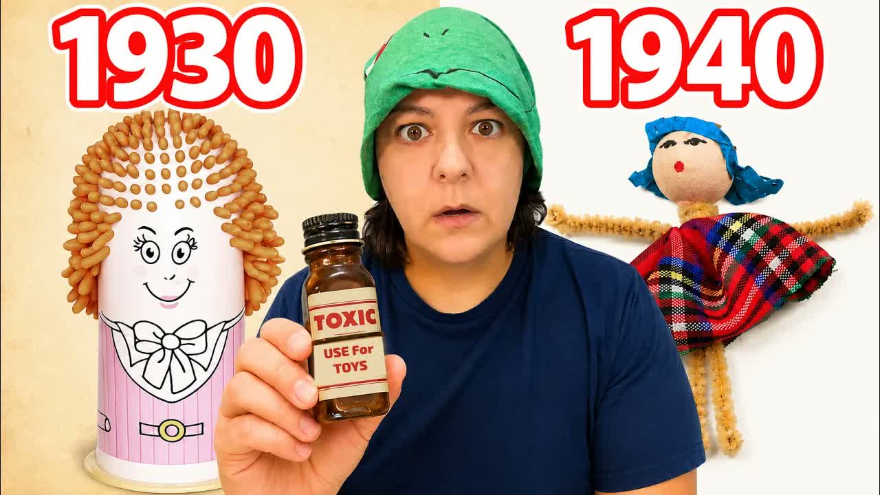 I Bought 90 Year Old Vintage Craft Kits From Our Childhood