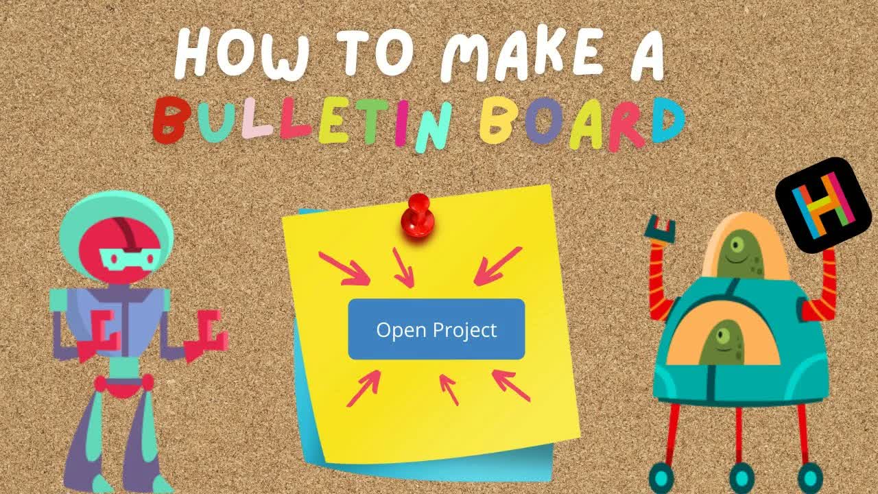 How to Make a Bulletin Board in Hopscotch