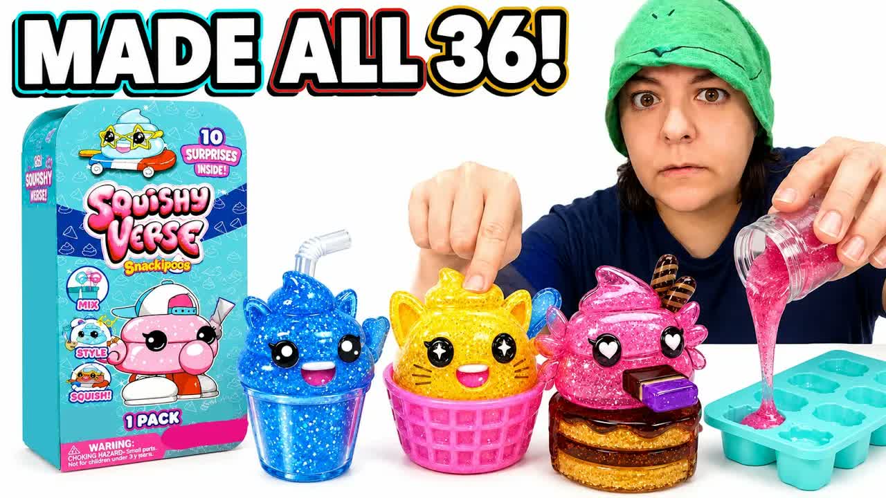 I Try Making ALL 36 FULL Set Squishies