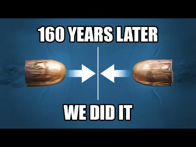Bullets HITTING Bullets in Slow Motion - THE IMPOSSIBLE SHOT - Smarter Every Day 287
