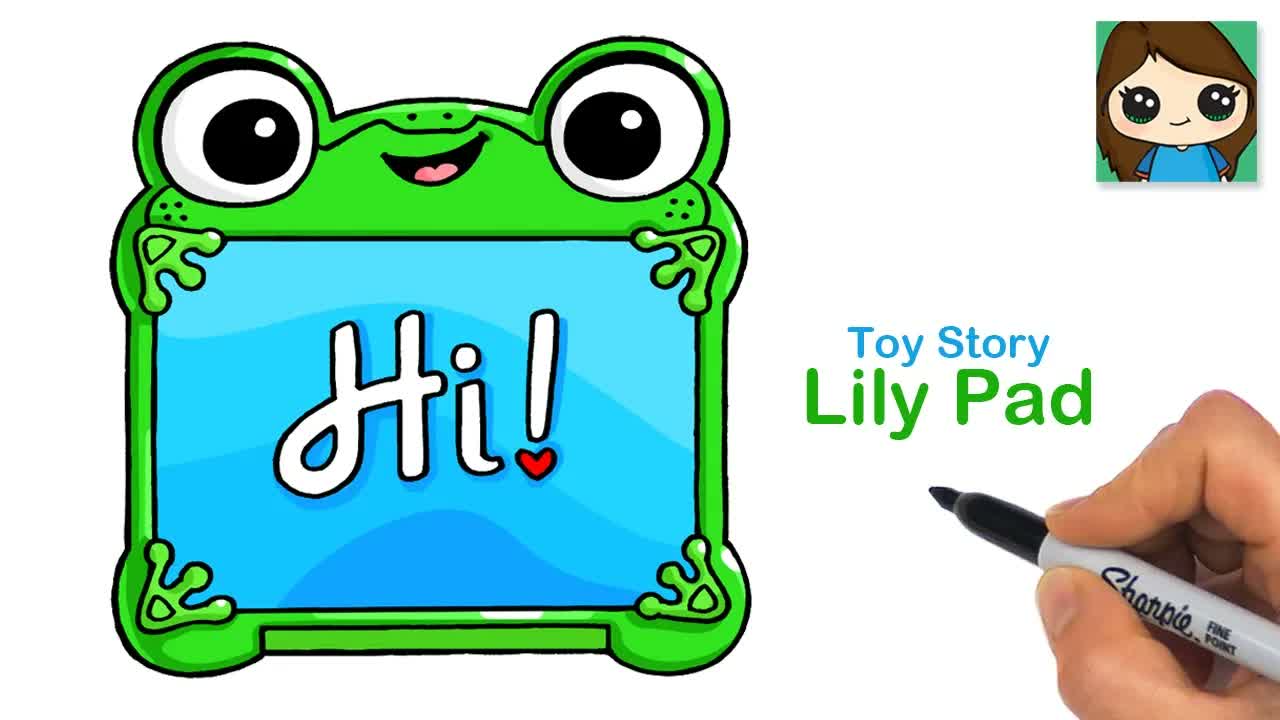 How to Draw Lily Pad | Toy Story | Relaxing Disney Pixar Character Art
