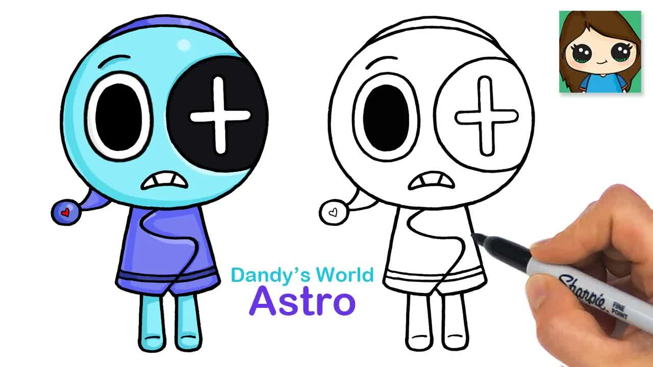 How to Draw Astro | Dandy's World