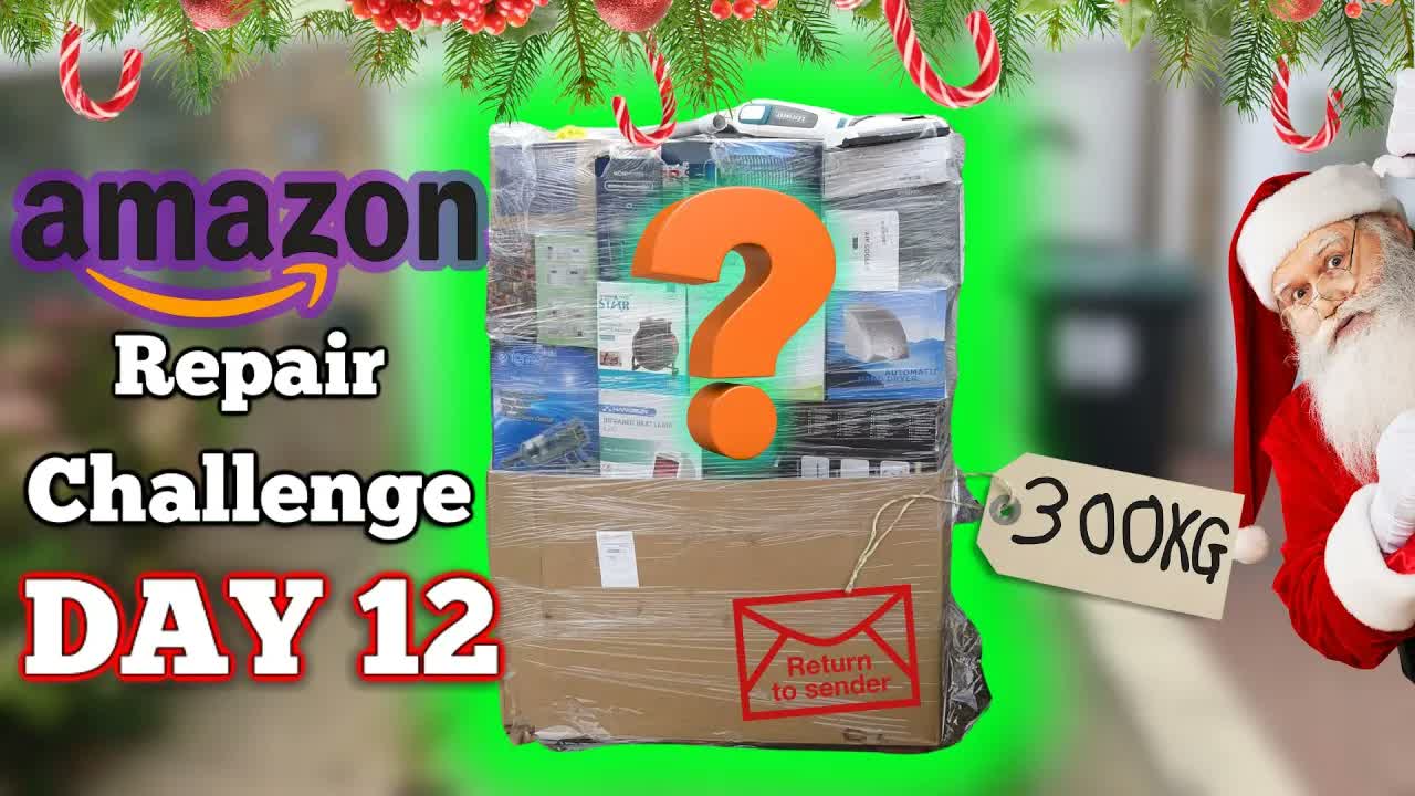 FIXING AMAZON RETURNS PALLET | DAY 12 | 2025 ADVENT Challenge