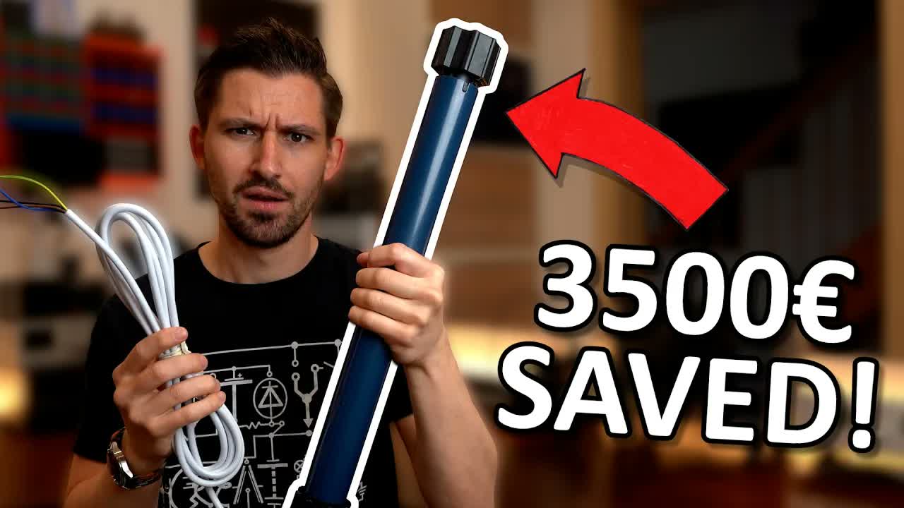 This Weird Motor saved me 3500€! (DIY Roller Shutter)