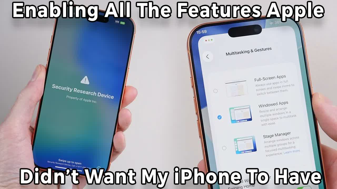 Unlocking Never Before Seen iPhone Features - iPadOS Running On My iPhone.