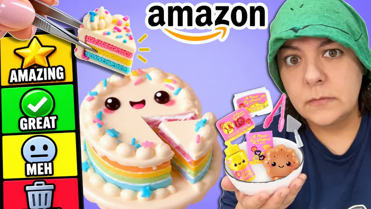 I RANK 5-Star Mystery Food Kits From Amazon Mini Brands Kawaii Create