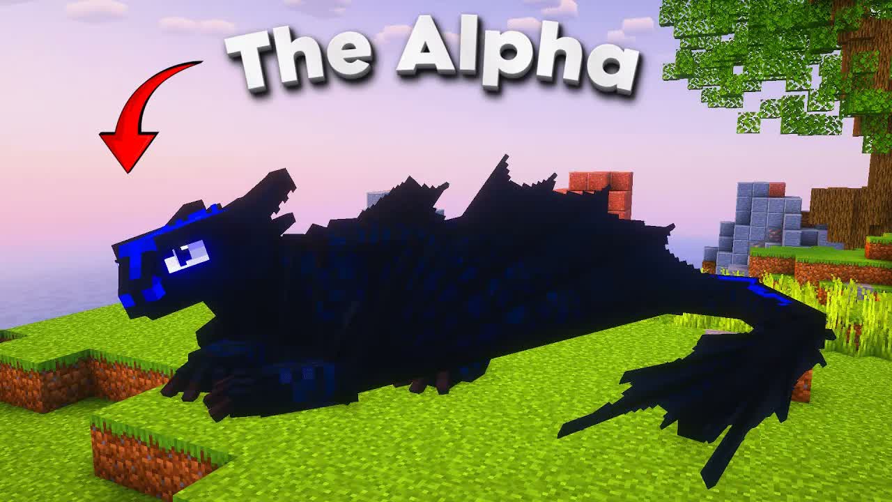 ALPHA Night Fury Lives Here?! - Minecraft Dragons