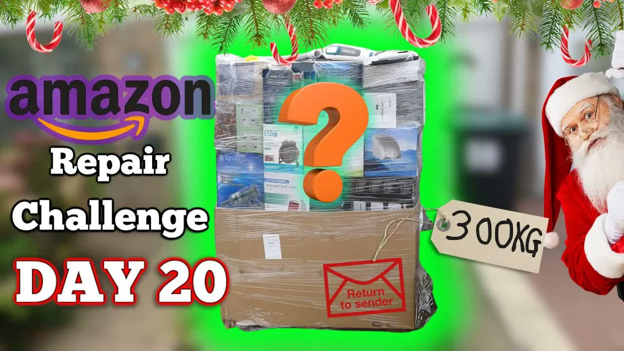 FIXING AMAZON RETURNS PALLET | DAY 20 | 2025 ADVENT Challenge